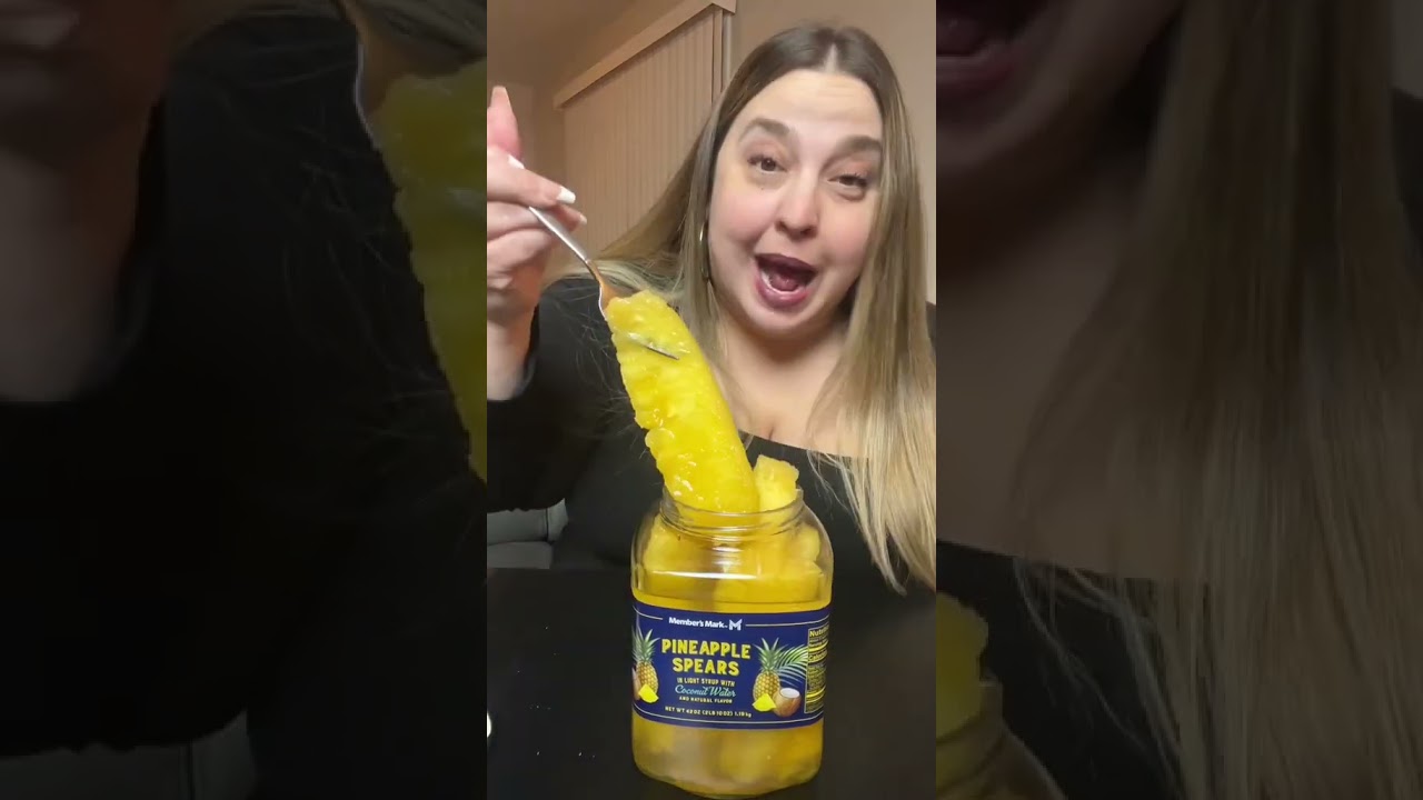 Я попробовал ананасовые палочки в кокосовой воде от Sams Club, и они оказались ВКУСНЫМИ 