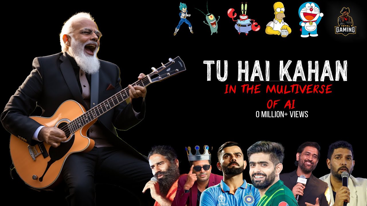 AUR   TU HAI KAHAN  IN THE MULTIVERSE OF AI  MODI JI  BABAR AZAM  ZAYN  KOHLI  DHONI AJJUBHAI