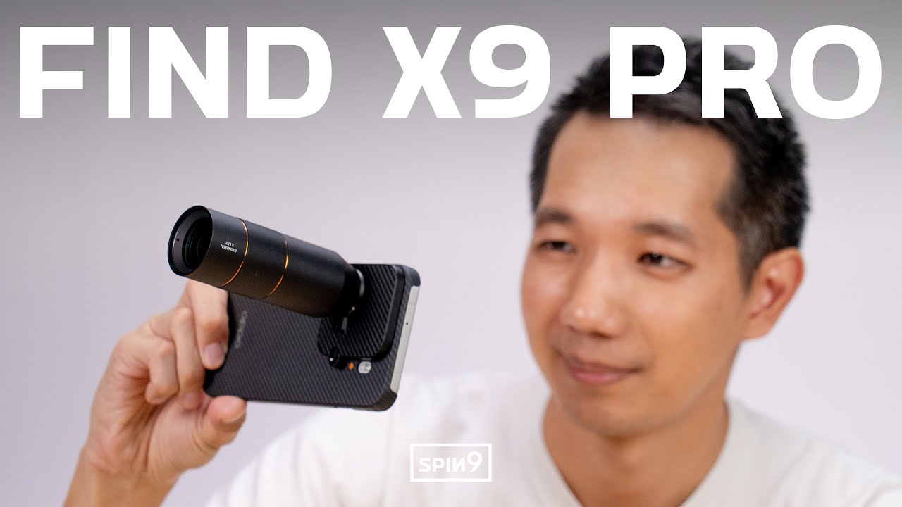 [SPIN9] รีวิว OPPO Find X9 Pro — ครั้งแรกเลนส์ซูม 200 MP ลื่นด้วย ColorOS 16