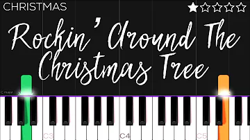 Christmas - Rockin’ Around The Christmas Tree | EASY Piano Tutorial