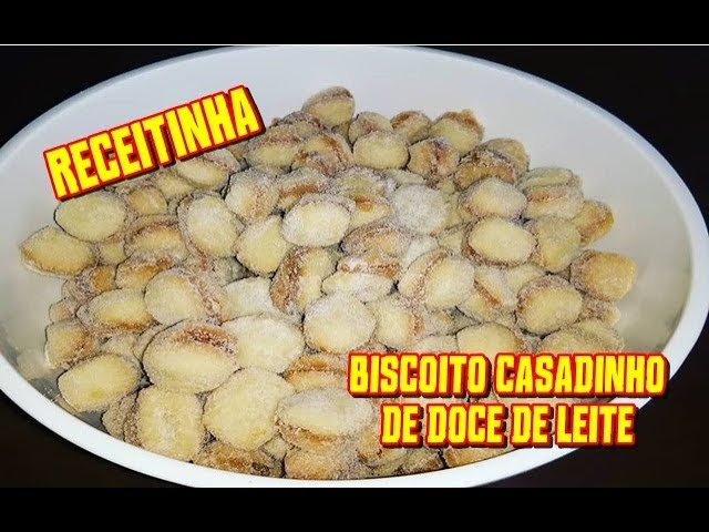 RECEITA BISCOITO CASADINHO DE DOCE DE LEITE
