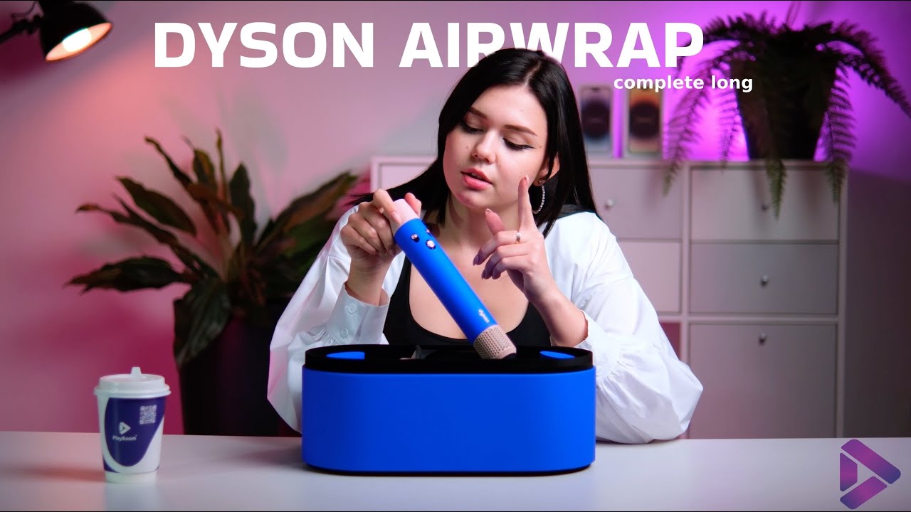 Dyson airwrap complete long hs05 blush blue