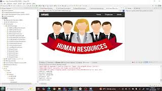 Web application for human resource management using the nosql database