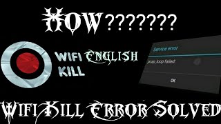 (English) Wifi Kill Error solved😎😎 screenshot 4