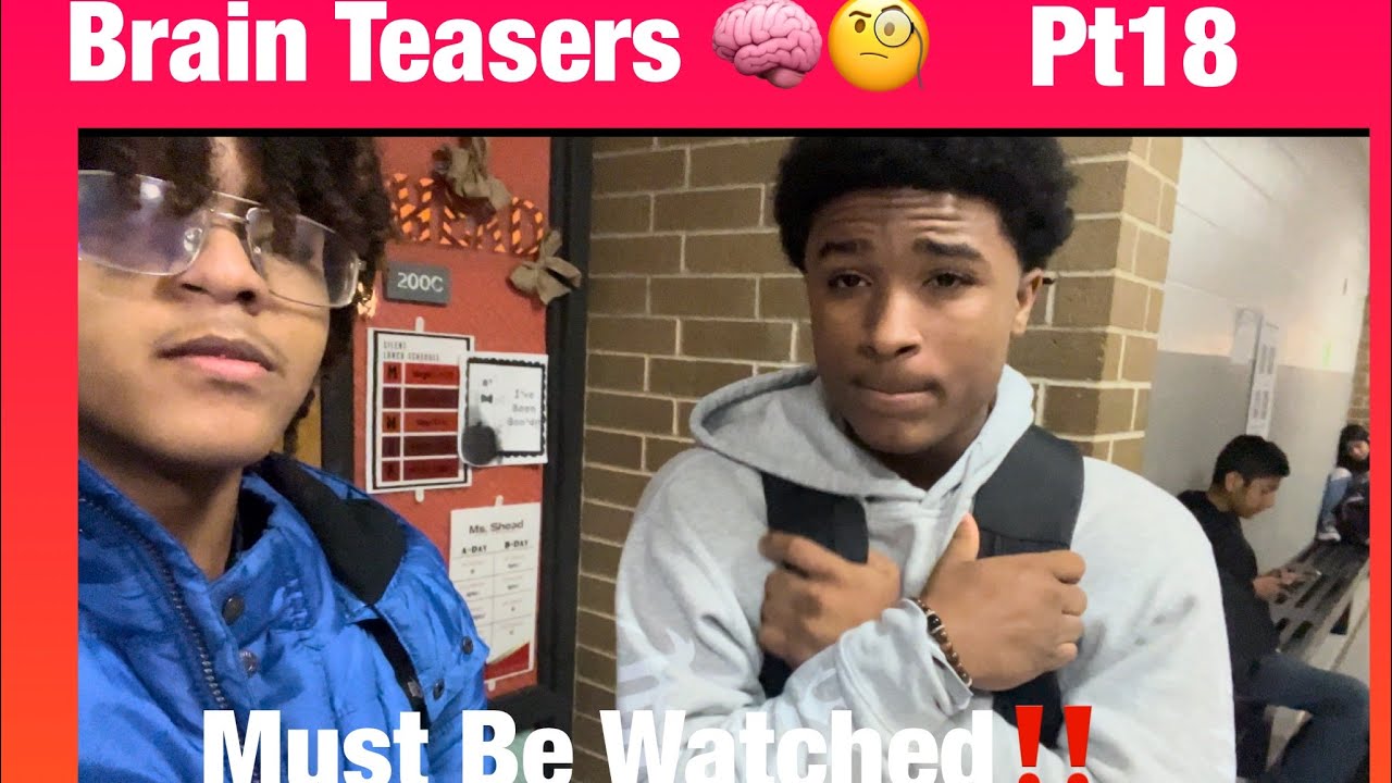 Public Interviews (High School) Brain Teasers🧠🧐 pt18 YouTube