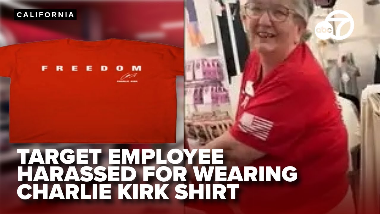 Женщина высмеяла сотрудницу Target за то, что та была в футболке с изображением Чарли Кирка, в ви...