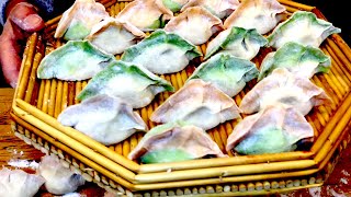 【西雅图美食】第83期: ★萝卜牛肉馅儿彩色春饺★ Pictured Dumpling with beef and radish stuffing