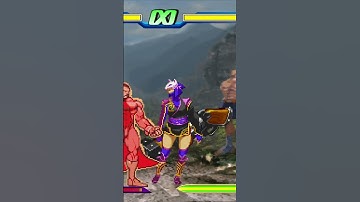 Demitri transforms Mukuro Capcom Fighting Jam