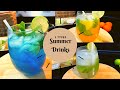 3 Refreshing  Non Alcoholic Summer Drinks | Blue Lagoon Mocktail | Orange Mojito | Virgin Mojito