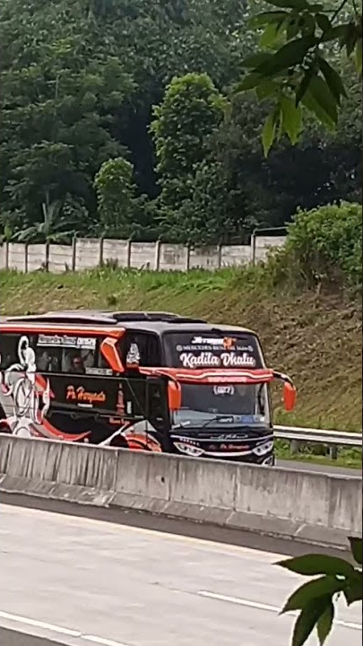 Cerita bus PO Haryanto Kadita Dhatu Mercy OH 1626 Voyager di tol km 478 #shorts