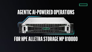 Advanced AIOps with HPE Alletra Storage MP B10000
