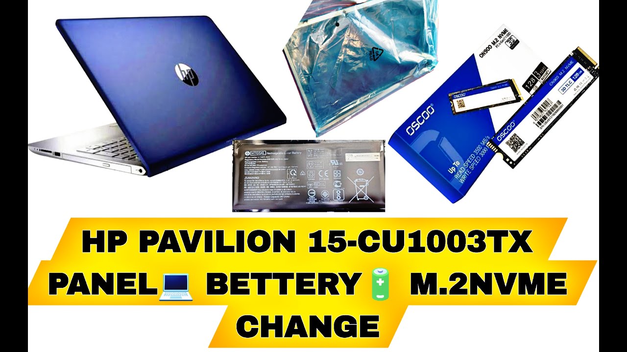 1️⃣Hp Laptop Panel (Display) রিপ্লেসমেন্ট 🖥️2️⃣ Battery Change 🔋3️⃣ M.2 NVMe SSD Install & Upgrade ⚡
