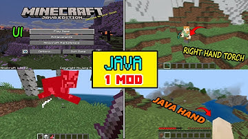 Minecraft Pocket Edition Convert Into Java Edition With Only 1 Mod