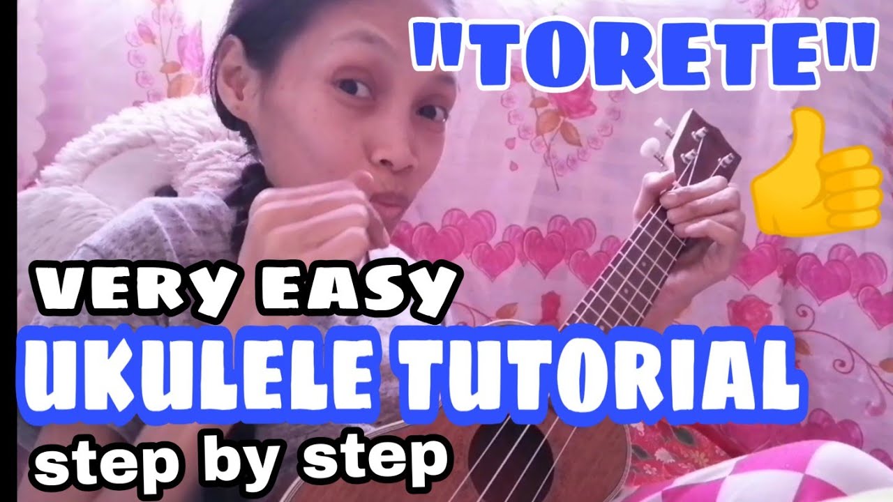 "TORETE" VERY EASY UKULELE TUTORIAL w/ lyrics STEP BY STEP by