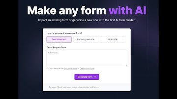 AI Form Importer