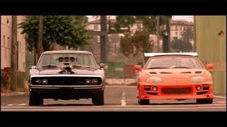 Fast and Furious 1(4/4) (2001) | Brian and Dominic have a drag race against a train | 速度與激情 1
