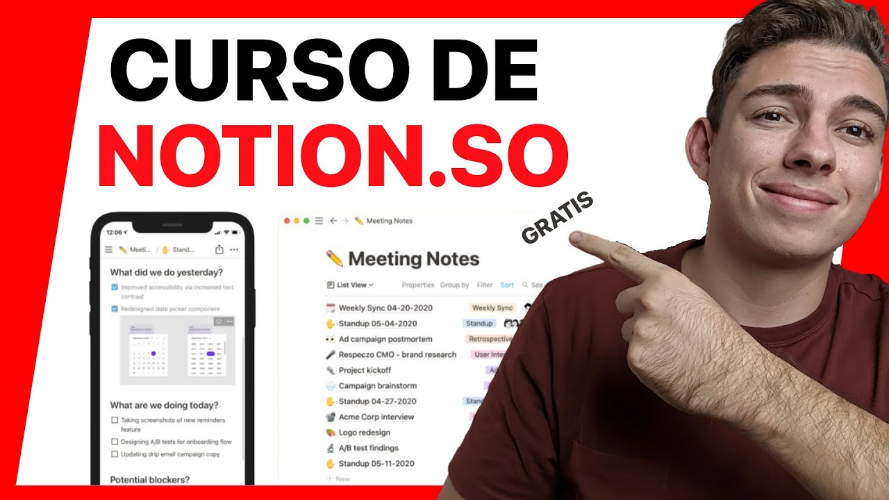 Presentación del curso de Notion gratis