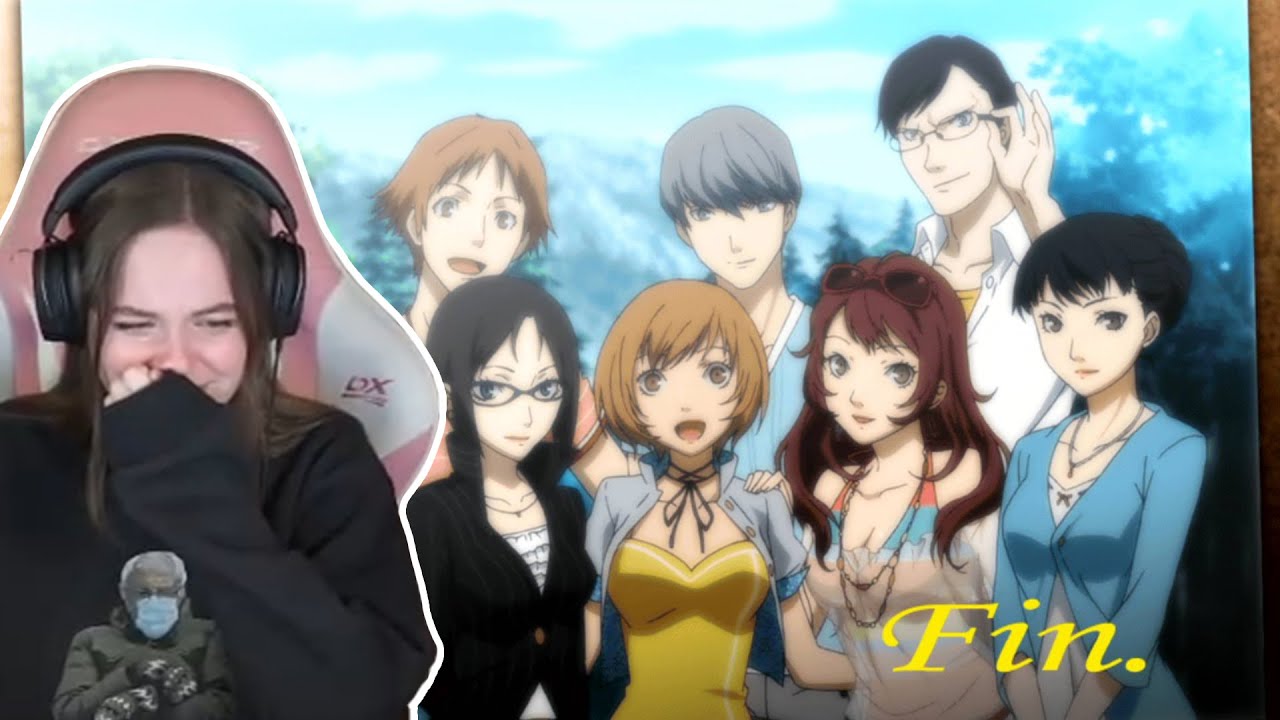 I beat Persona 4 Golden for the first time (ending reactions)