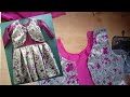 Cutting and stitching designer baby frock || baby frock full tutorial