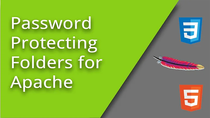 Password Protecting Apache Directories