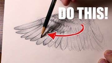 How to Sketch Realistic Wings with Feathers – Easy Step-by-Step