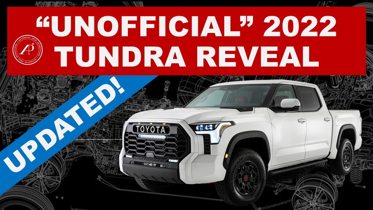 UPDATED VERSION OF THE "UNOFFICIAL" 2022 TOYOTA TUNDRA REVEAL VIDEO / Latest Version 7.0