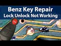 Mercedes Benz Key Fob lock unlock buttons not working Repair