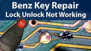 Mercedes Benz Key Fob lock unlock buttons not working Repair