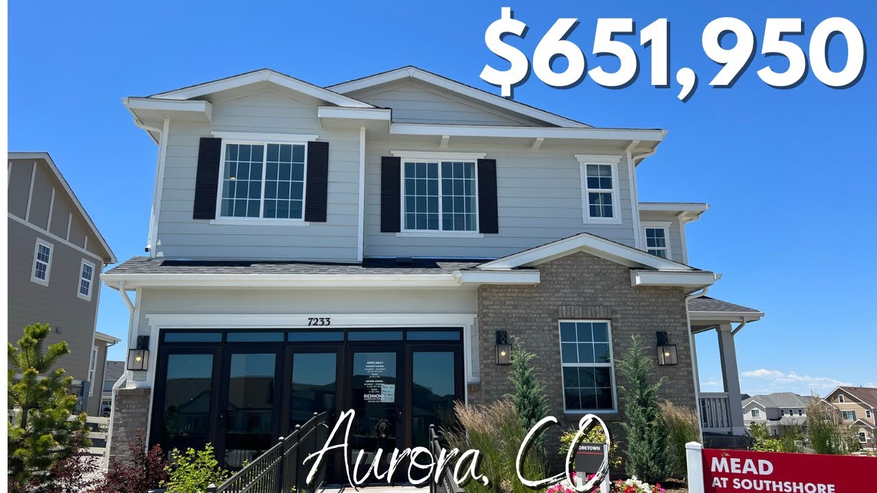 Yorktown Model Mead at Southshore Richmond American Homes Aurora, CO New Homes Near