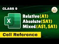 class 9 Excel Cell Reference| Relative, Absolute &amp; Mixed References | Learn by NexGen Education Team