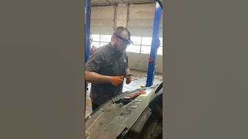 Adam doing a coolant flush #mechanics #apprentice #adam