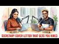How To Write an Amazing Secretary Cover Letter | 4 Golden Rules | ATS Optimized Template