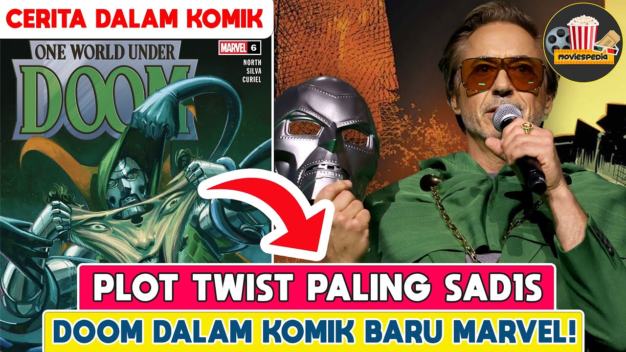 PLOT TWIST S4DIS DOCTOR DOOM DI ALUR CERITA KOMIK MARVEL 2025  REFRENSI AVENGERS DOOMSDAY