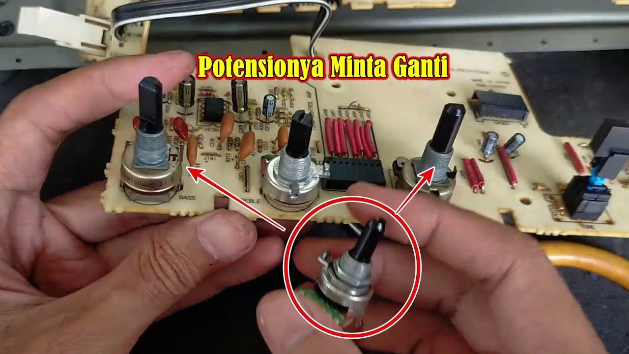 Servis Amplifier Technics SU610 Rusak Tone Tidak Fungsi