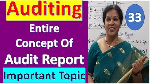 33. "Audit - Report" Entire Concept from Auditing Subject - Important Topic - DayDayNews