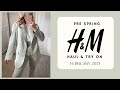 NEW IN H&M HAUL| PRE SPRING| FEBRUARY 2021| Katie Peake