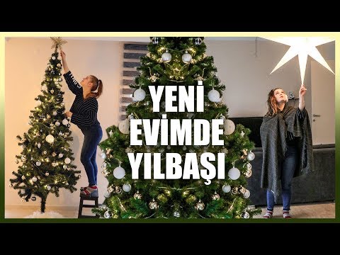 YENİ EVİMDE BENİMLE DEVASA YILBAŞI AĞACI SÜSLEYİN! | EVLOG