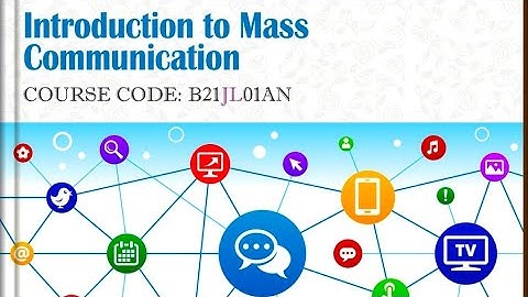 Introduction to Mass Communication / Block-01 / Unit-01 Communication  #sgou #exam #2nd 