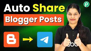 مشاركة منشورات Google Blogger الجديدة على Telegram تلقائيًا screenshot 2