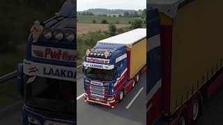 PWT THERMO 'LAAKDAL' dutch stye skin mod for Scania R530 ets2 truck
