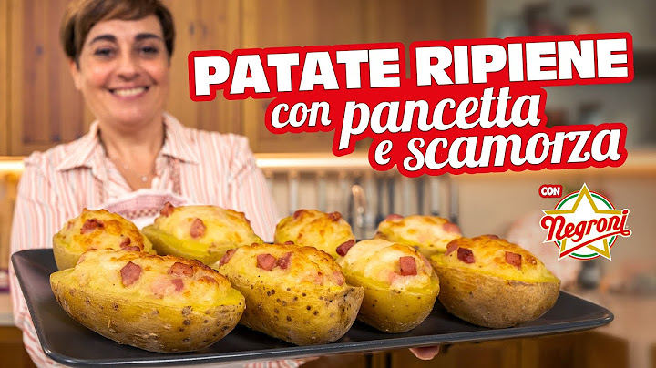 PATATE RIPIENE CON PANCETTA DOLCE E FORMAGGIO Ricetta Facile - Fatto in Casa da Benedetta