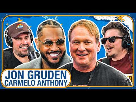 Thumbnail for Coach Jon Gruden Talks Draft, NBA Playoffs With Carmelo Anthony, And Fyre Fest