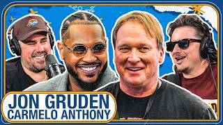 Coach Jon Gruden Talks Draft, NBA Playoffs With Carmelo Anthony, And Fyre Fest