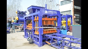 QT6-15 Automatic hydraulic concrete cement block making machine
