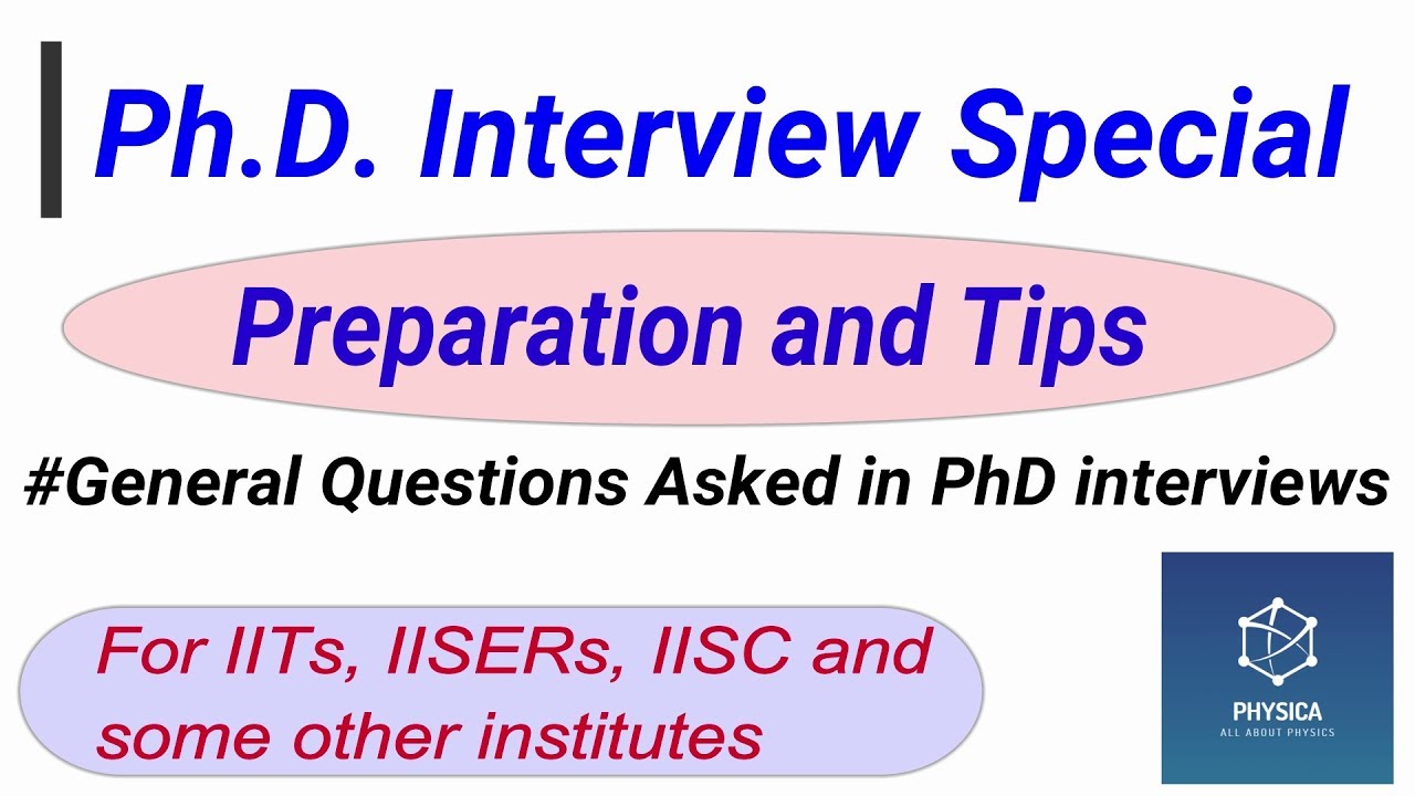 general phd interview questions