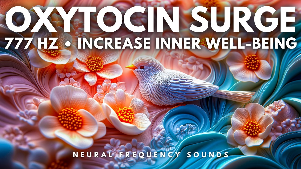 Happiness Frequency 777 Hz • Natural High • Oxytocin Release Meditation Music | 8 Hours