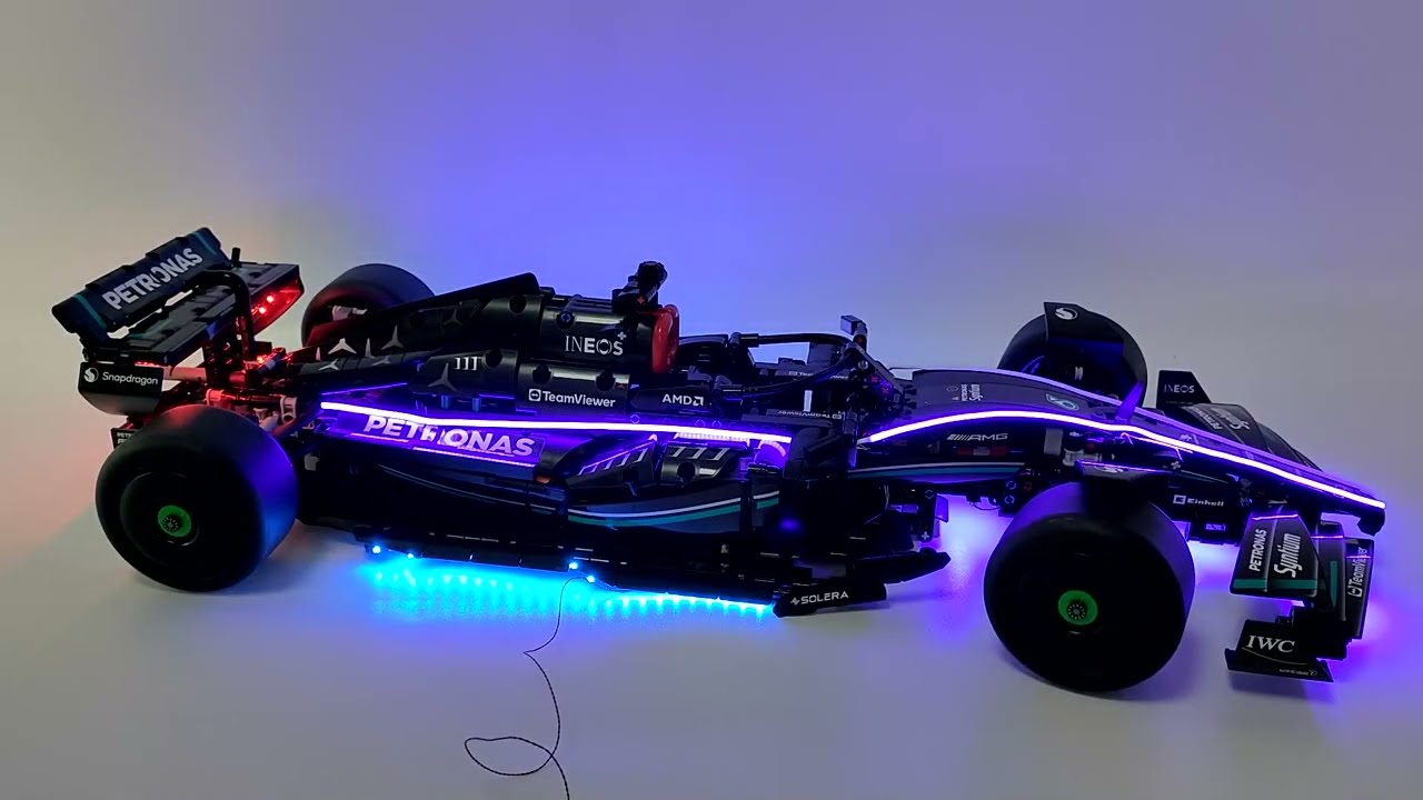 Instructions of ZENE Bricks Light Kit for LEGO Mercedes-AMG F1 W14