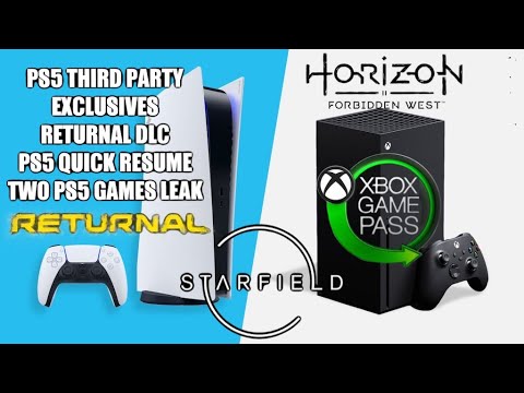 Huge PS5 Third Party Exclusives Coming | Returnal PS5 DLC |  Two PS5 Games Leak | Starfield PS5