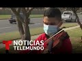 Un niño hispano conmueve al gobernador de Texas con las serenatas a su madre | Noticias Telemundo