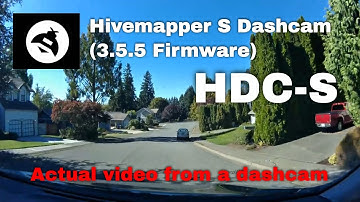 Actual video from Hivemapper S Dashcam (3.5.5 Firmware) #Hivemapper-S